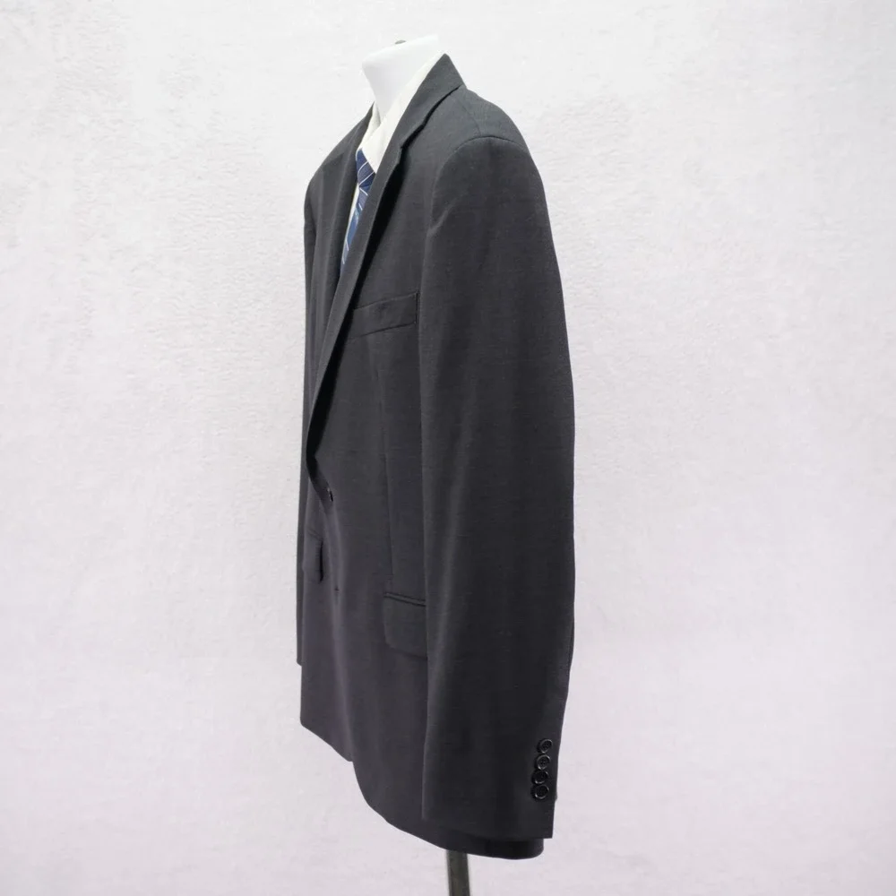 Brooks Brothers 346 Stretch‎ Gray Wool Blazer 40R 2 Button Tagged 43R